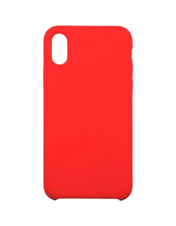 Чехол для iPhone InterStep для iPhone X SOFT-T METAL ADV красный